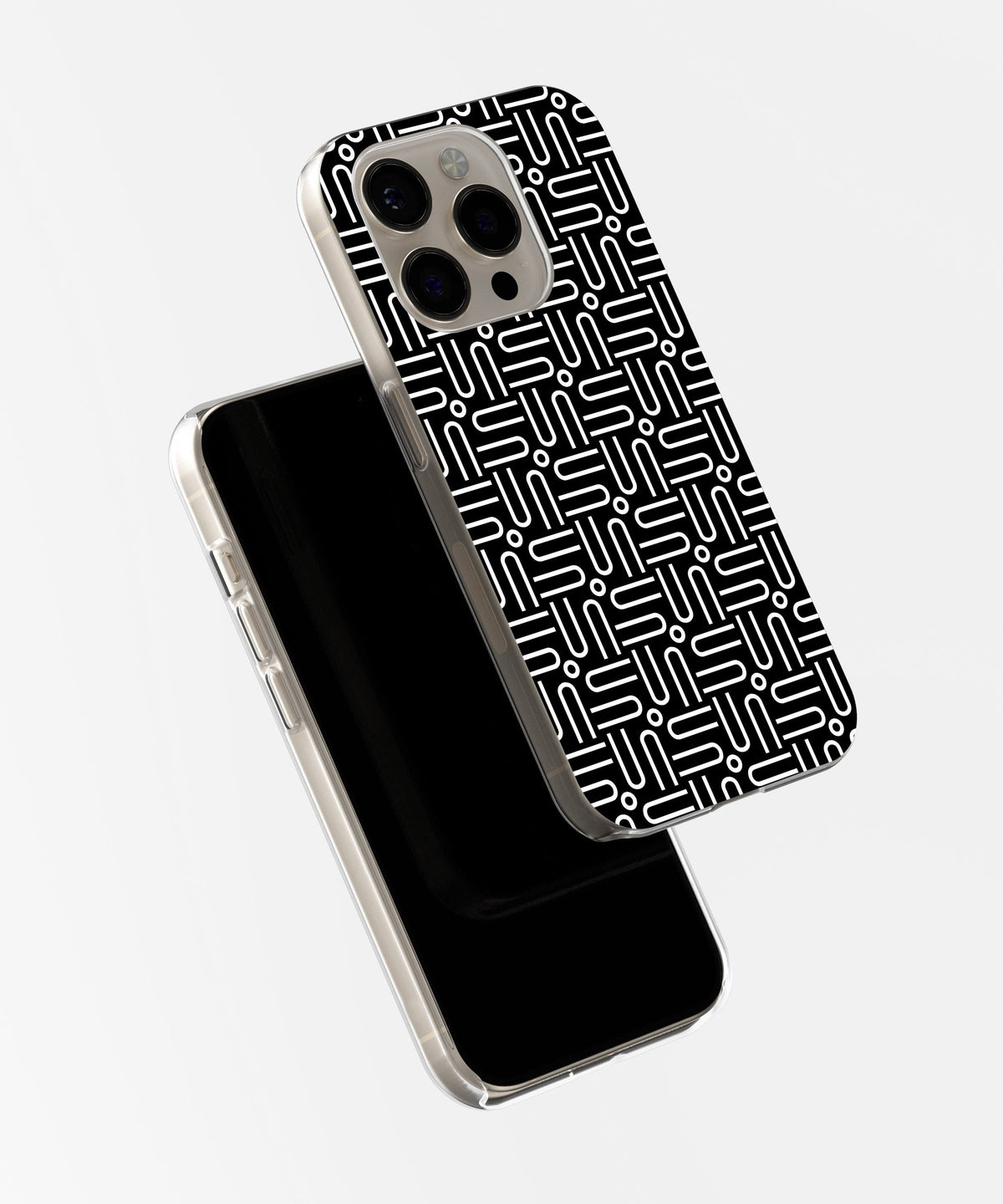 Ethereal Euphoria: Intricate White Lace - iPhone Case-Monochrome Seduction Case-Tousphone-Tough Case-iPhone 15 Pro Max-Tousphone