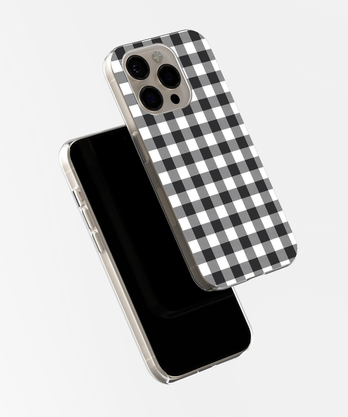 Frosty Fusion: Exploring the Monochrome Spectrum - iPhone Case-Monochrome Seduction Case-Tousphone-Tough Case-iPhone 15 Pro Max-Tousphone