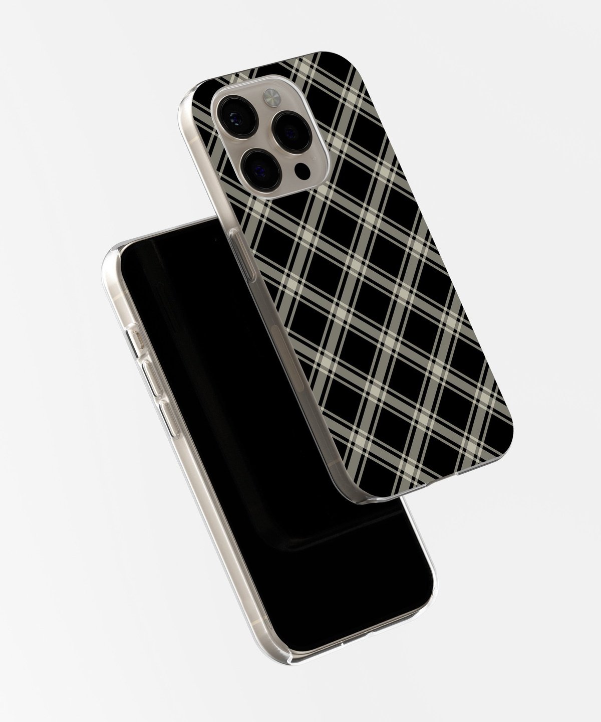 Midnight Mystery: Sensuous Black Lace - iPhone Case-Monochrome Seduction Case-Tousphone-Tough Case-iPhone 15 Pro Max-Tousphone