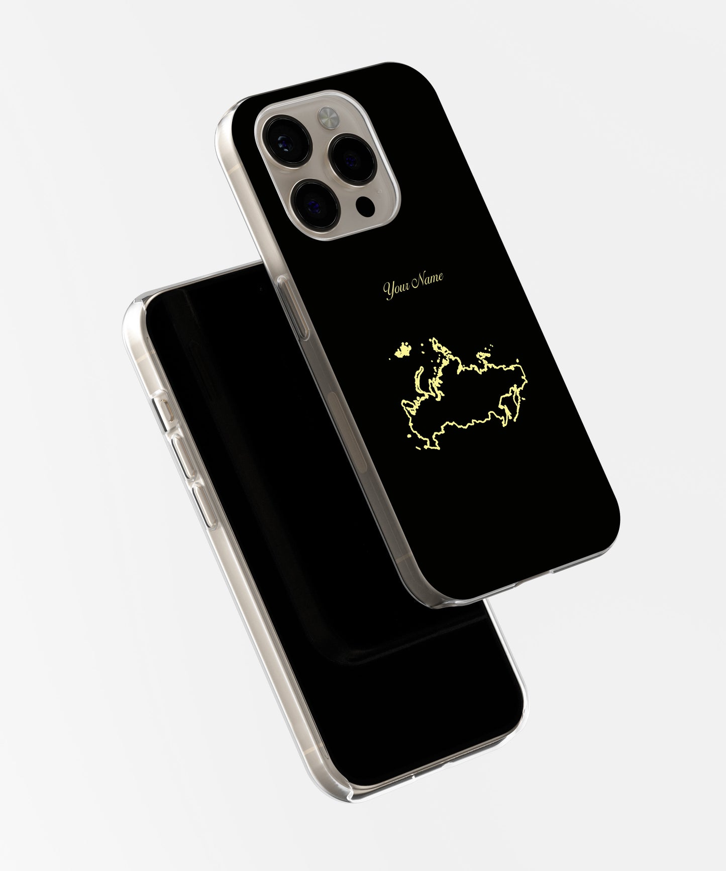 Russia Country Map - iPhone Case-Country Map Case-Tousphone-Soft Case-iPhone 15 Pro Max-Tousphone