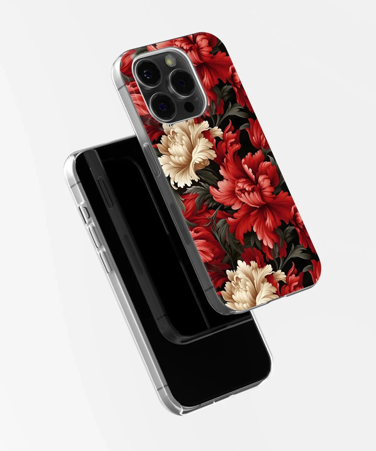 Scarlet Petals Nature's Vibrant Palette - iPhone Case-Soft Case-iPhone 15 Pro Max-Tousphone