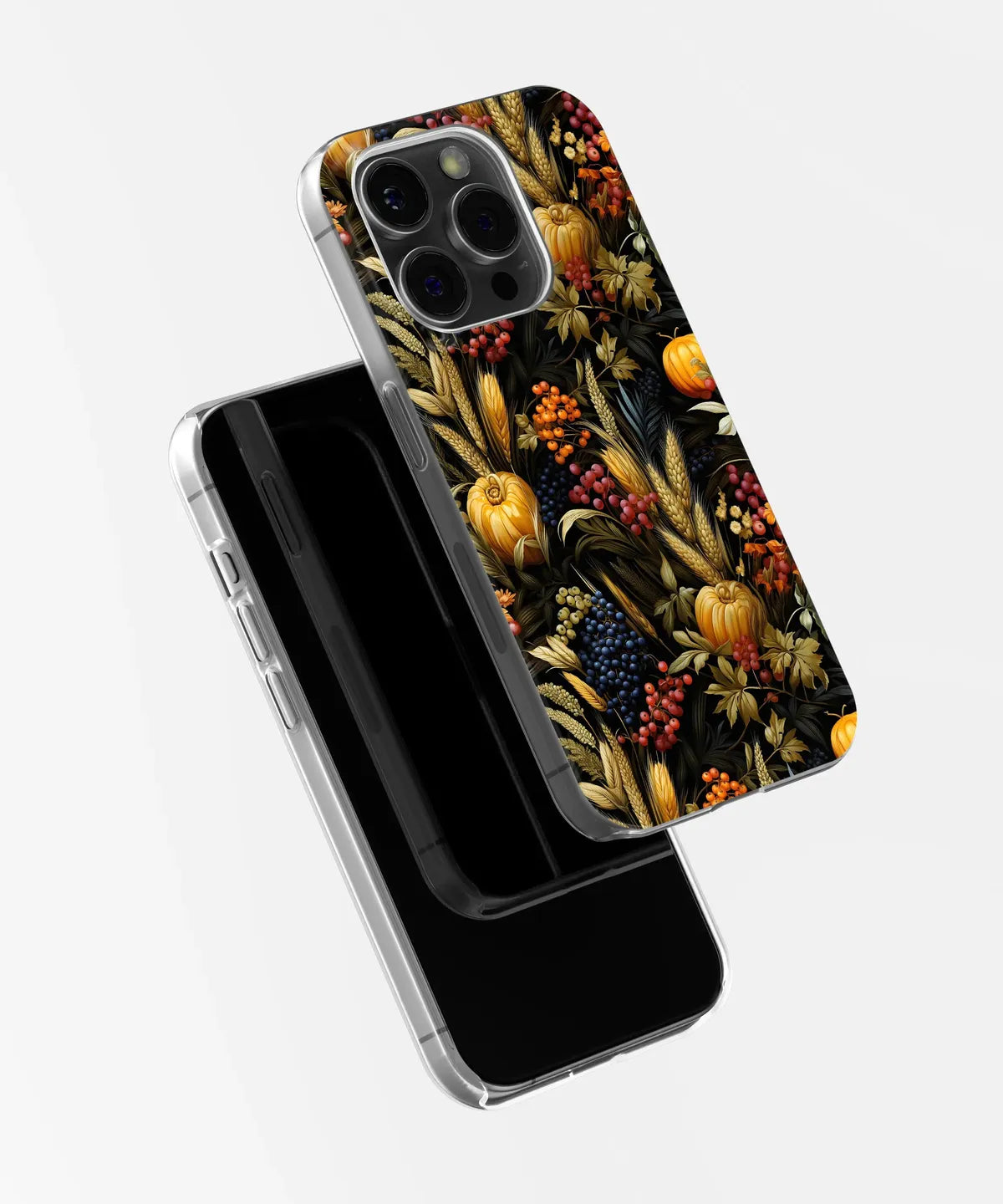 Seasonal Serenity Finding Peace in Autumn's Embrace - iPhone Case-Soft Case-iPhone 15 Pro Max-Tousphone