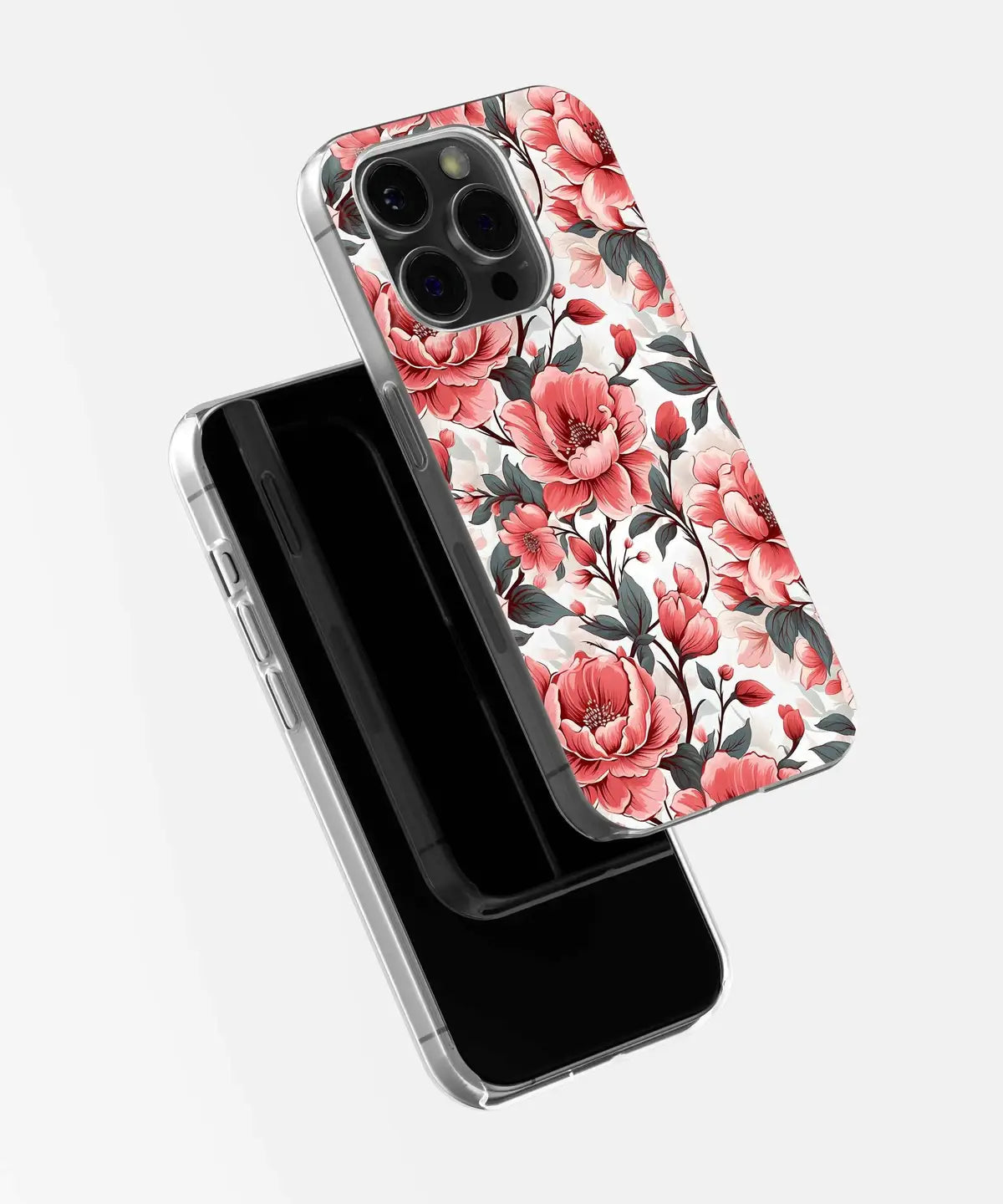 Aflame in Red Beauty of Scarlet Florals - iPhone Case-Soft Case-iPhone 15 Pro Max-Tousphone