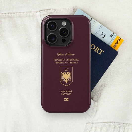Albania Passport - iPhone Case Tough Case