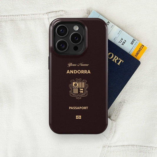 Andorra Passport - iPhone Case Tough Case