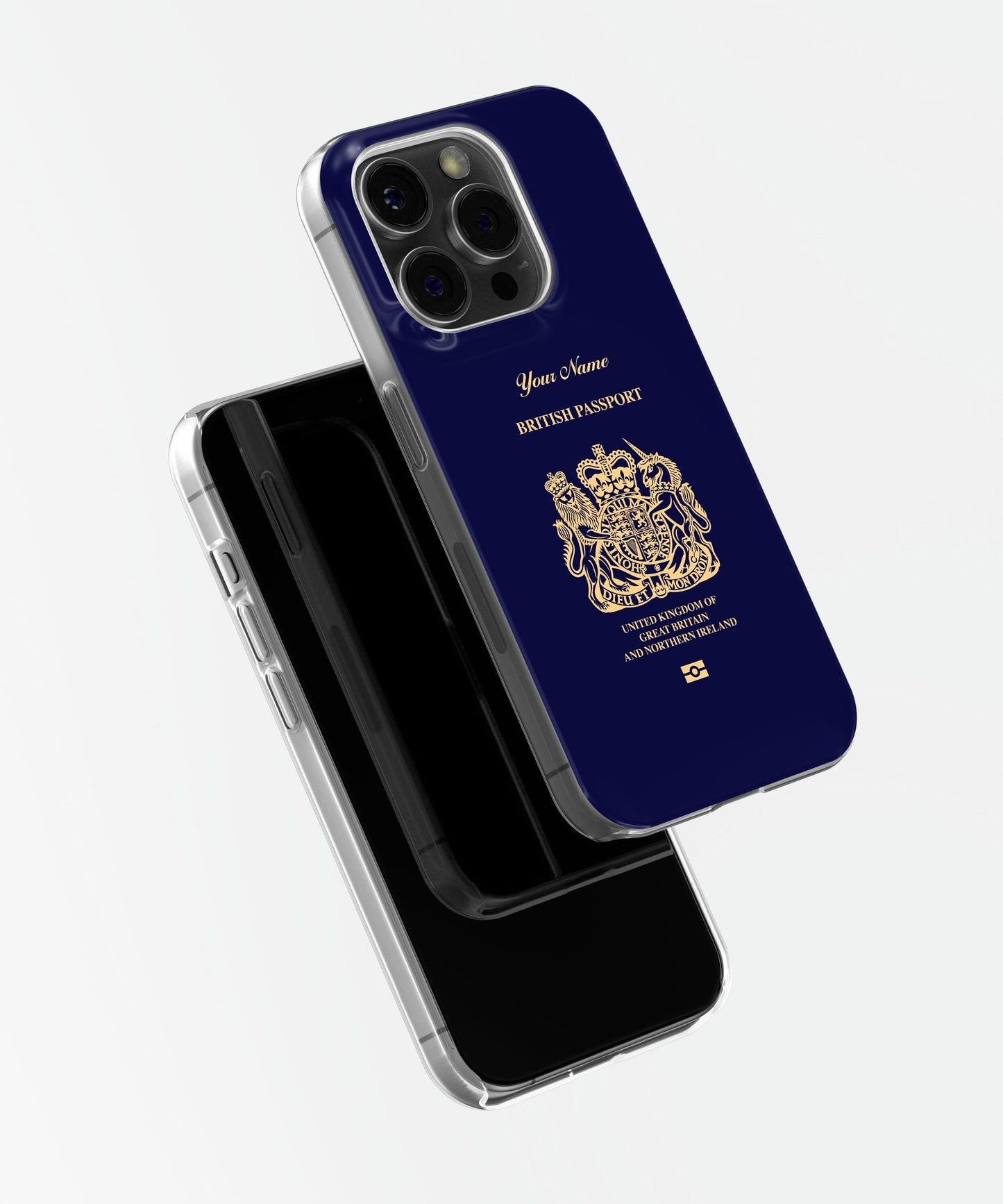 United Kingdom Passport - iPhone 15/14/13/12/X/Pro/Max/Plus, Tough Case, Travel Phone Cover, Personalized Phone Case, Designer Phone Case - tousphone