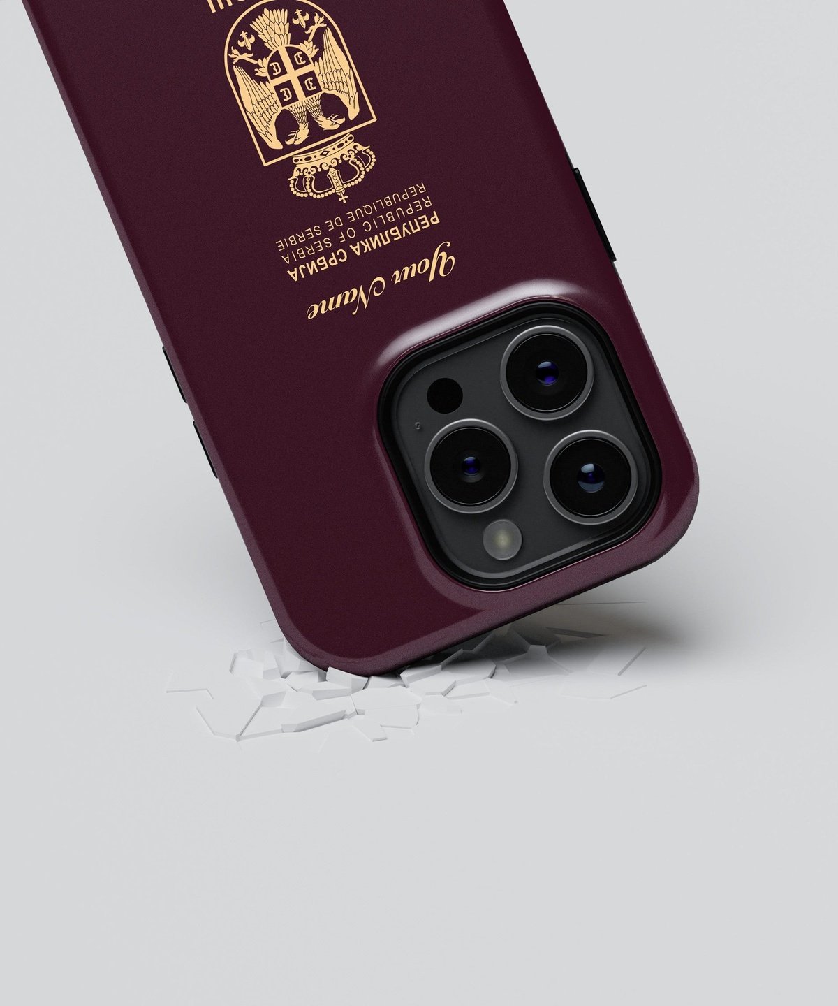 Serbia Passport - iPhone Case