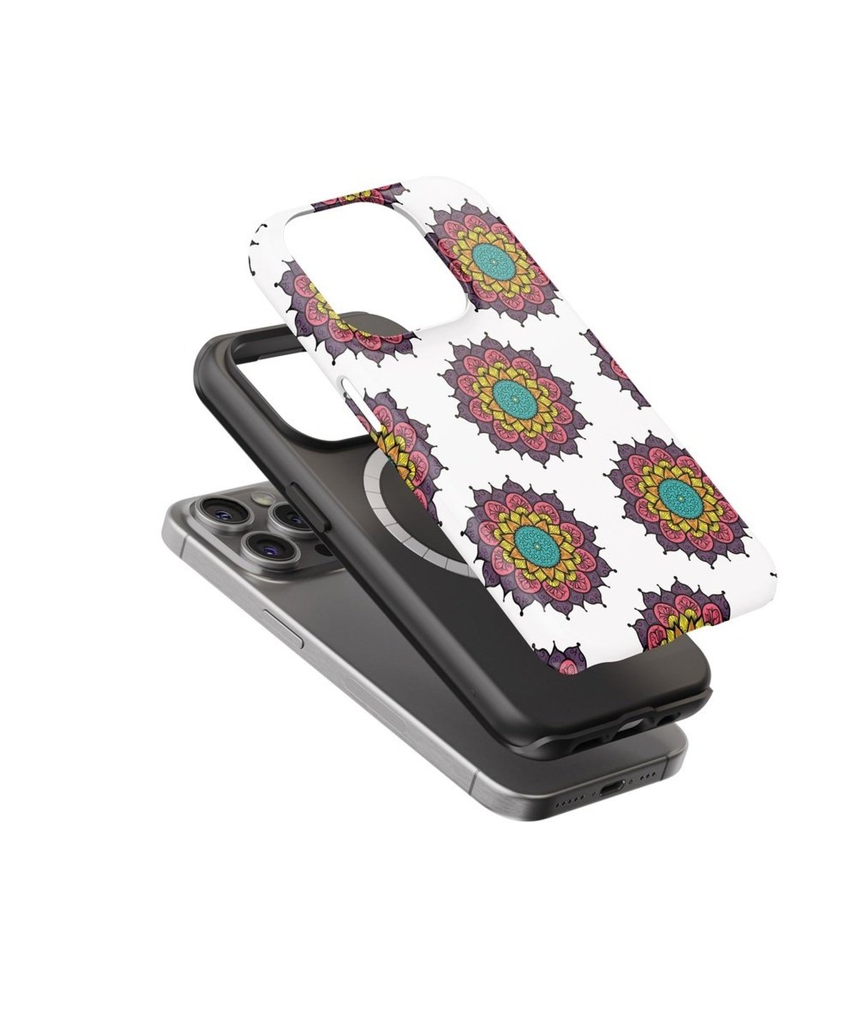 Serene Mandalic Symphony - iPhone Case