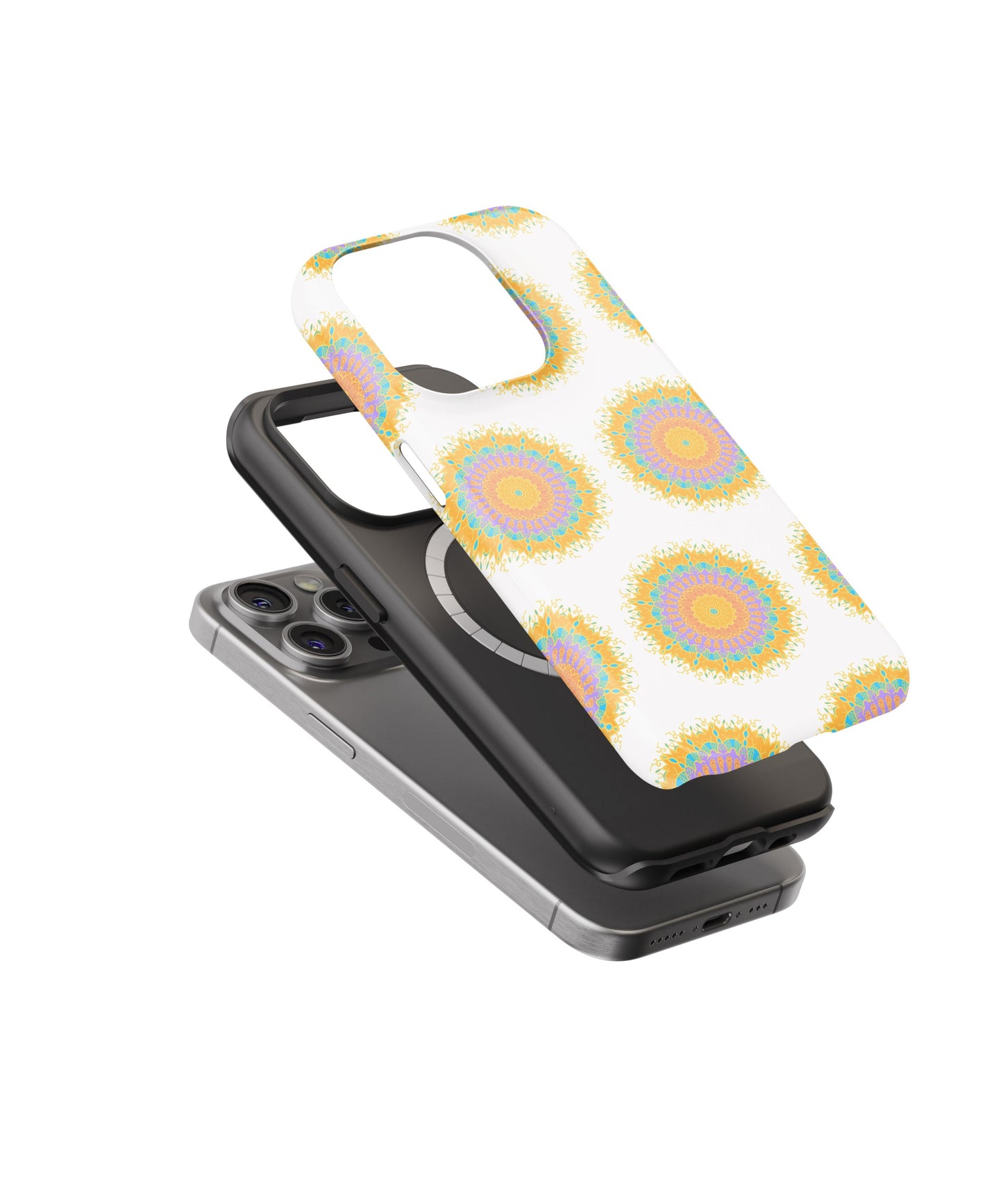 Vibrant Mandalic Harmony - iPhone Case