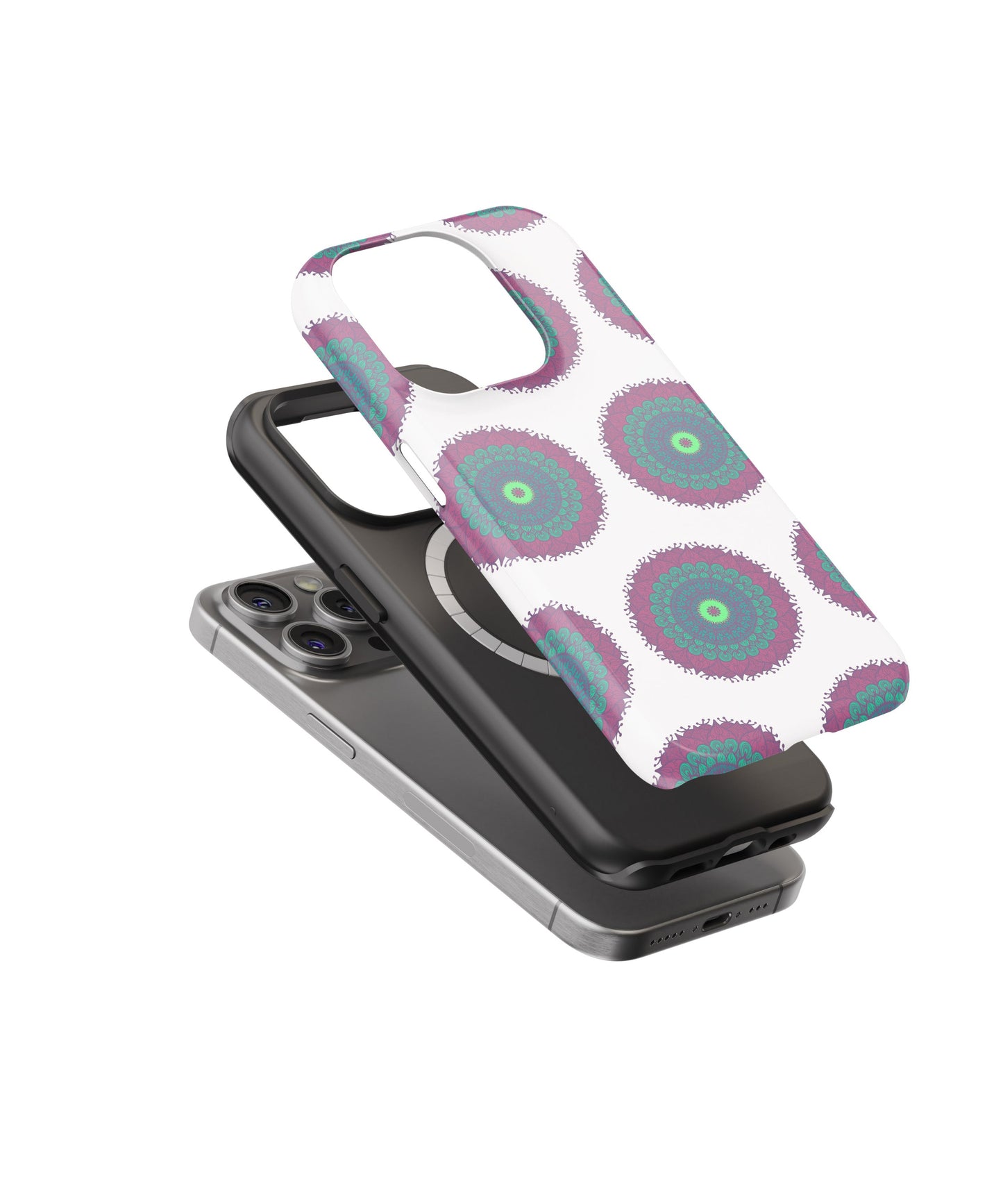 Vibrant Yantra Circlescape - iPhone Case