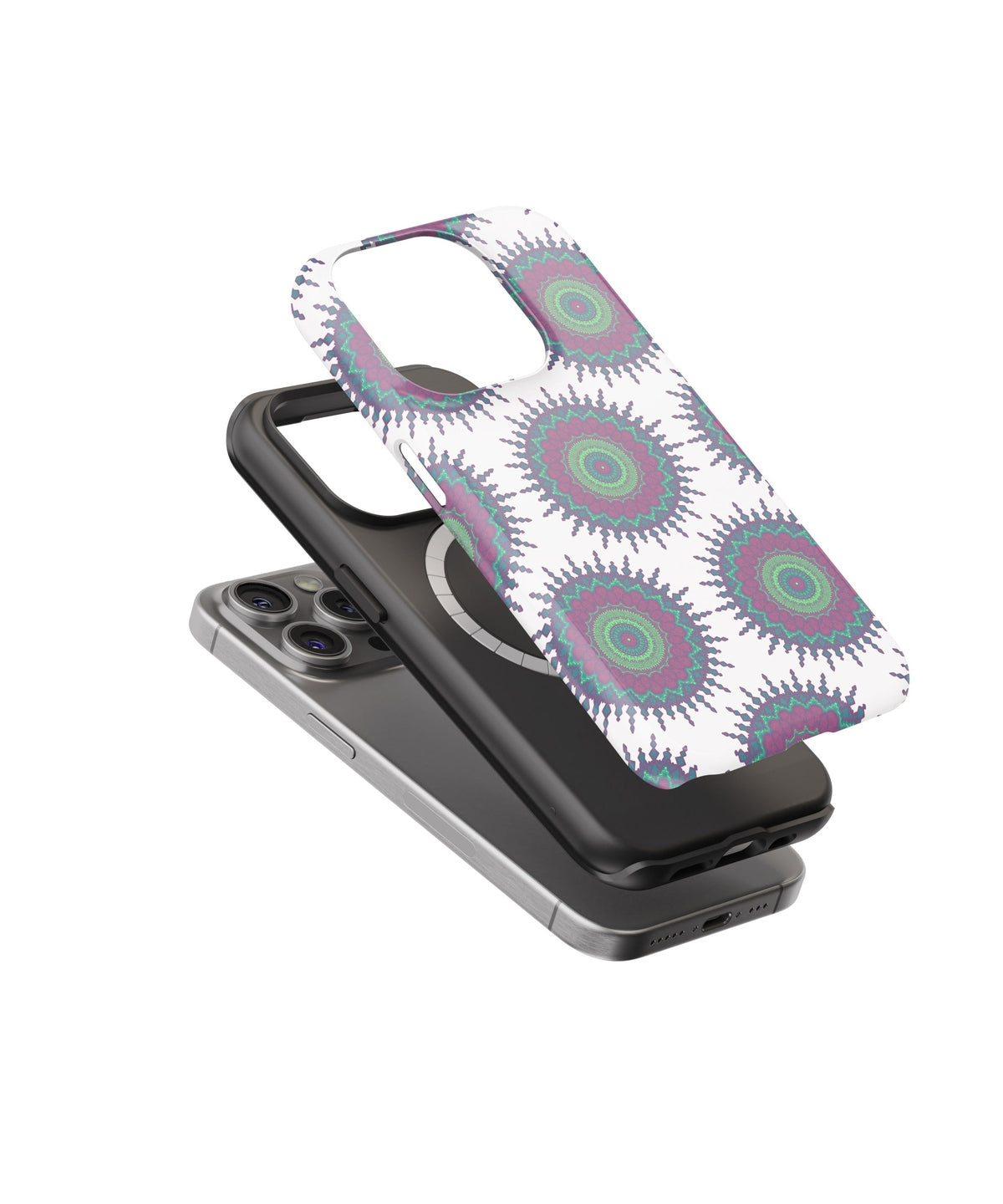 Whirling Mandalic Symphony - iPhone Case