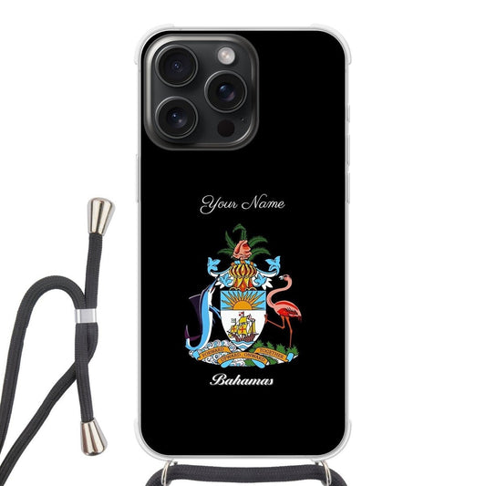 Bahamas National Emblem Crossbody Phone Case