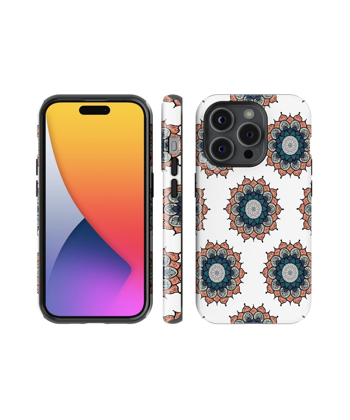 Celestial Mandalic Radiance - iPhone Case