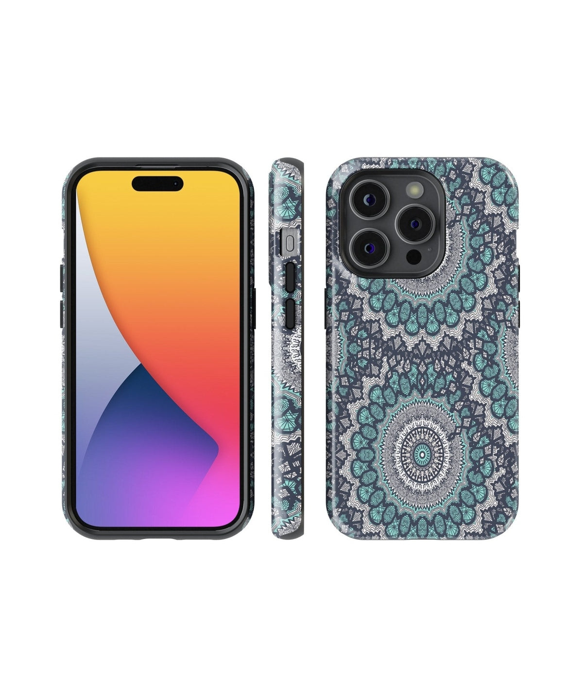 Harmonious Yantra Radiance - iPhone Case