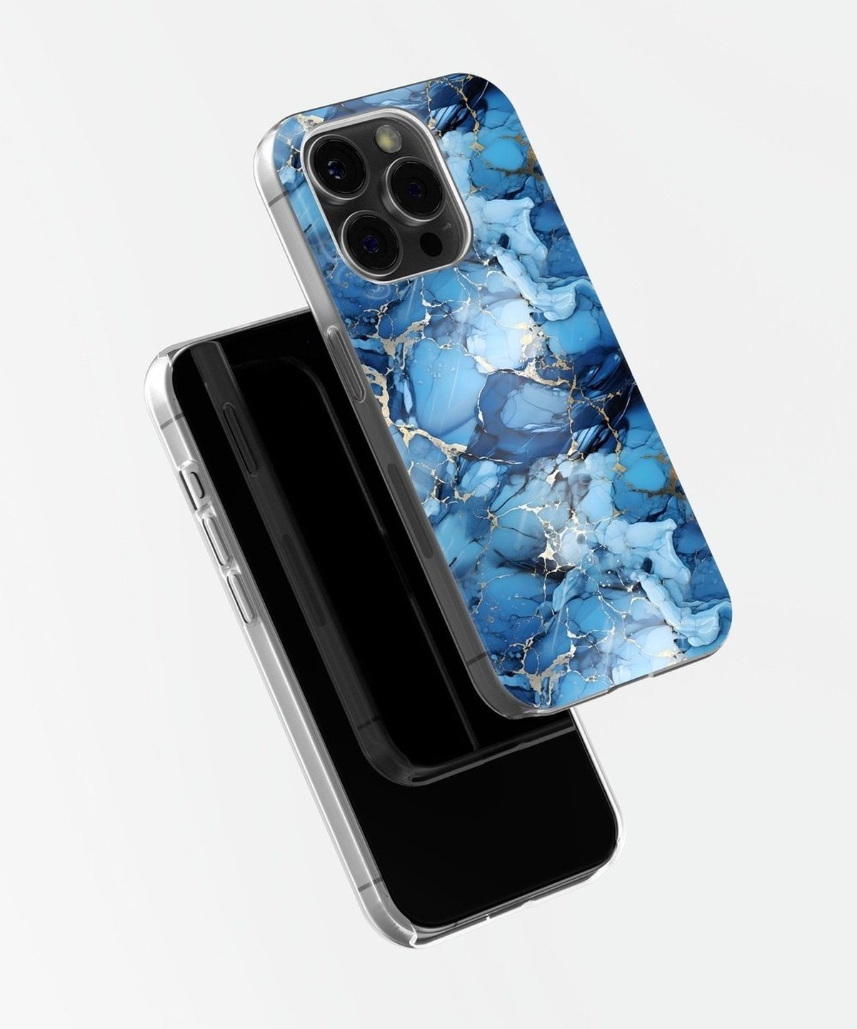 Celestial Marble Harmony - iPhone Case, iPhone 15 Pro Max, iPhone 14,13,12, Pro, Max, Plus, Marble Design Case - tousphone