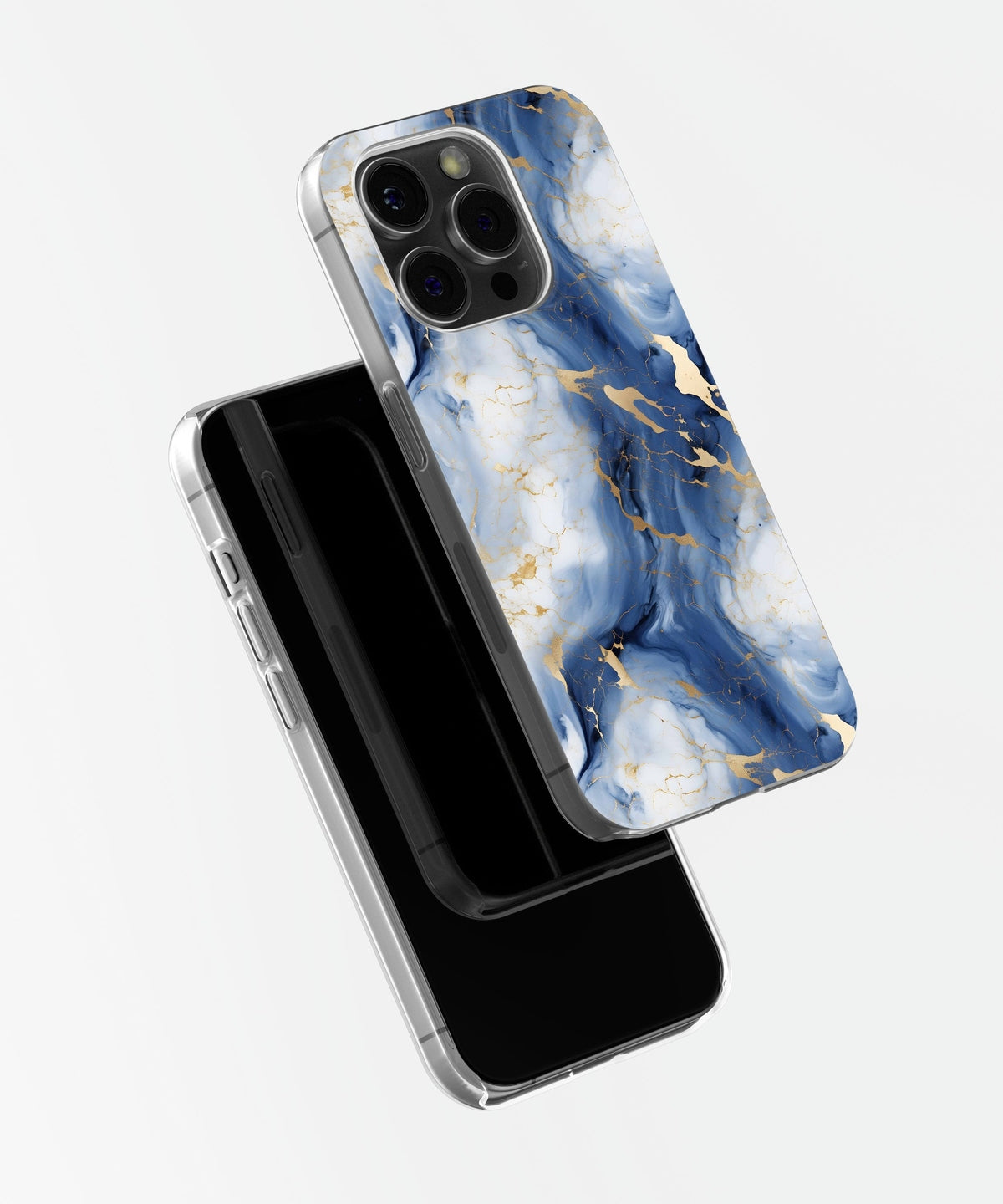 Marble Tales: A Symphony of Light - iPhone Case Soft Case