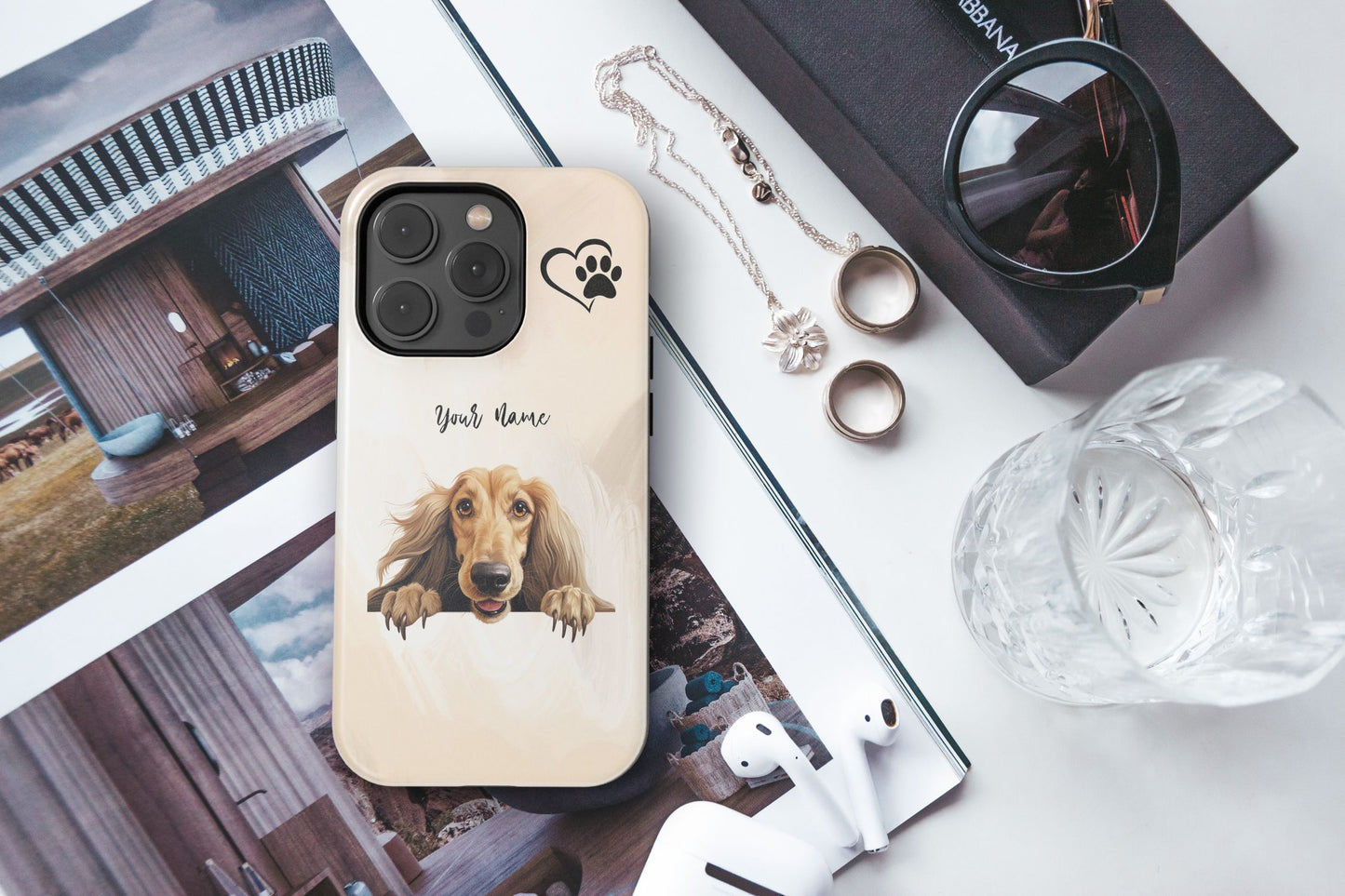 Afghan Hound Dog Phone - iPhone
