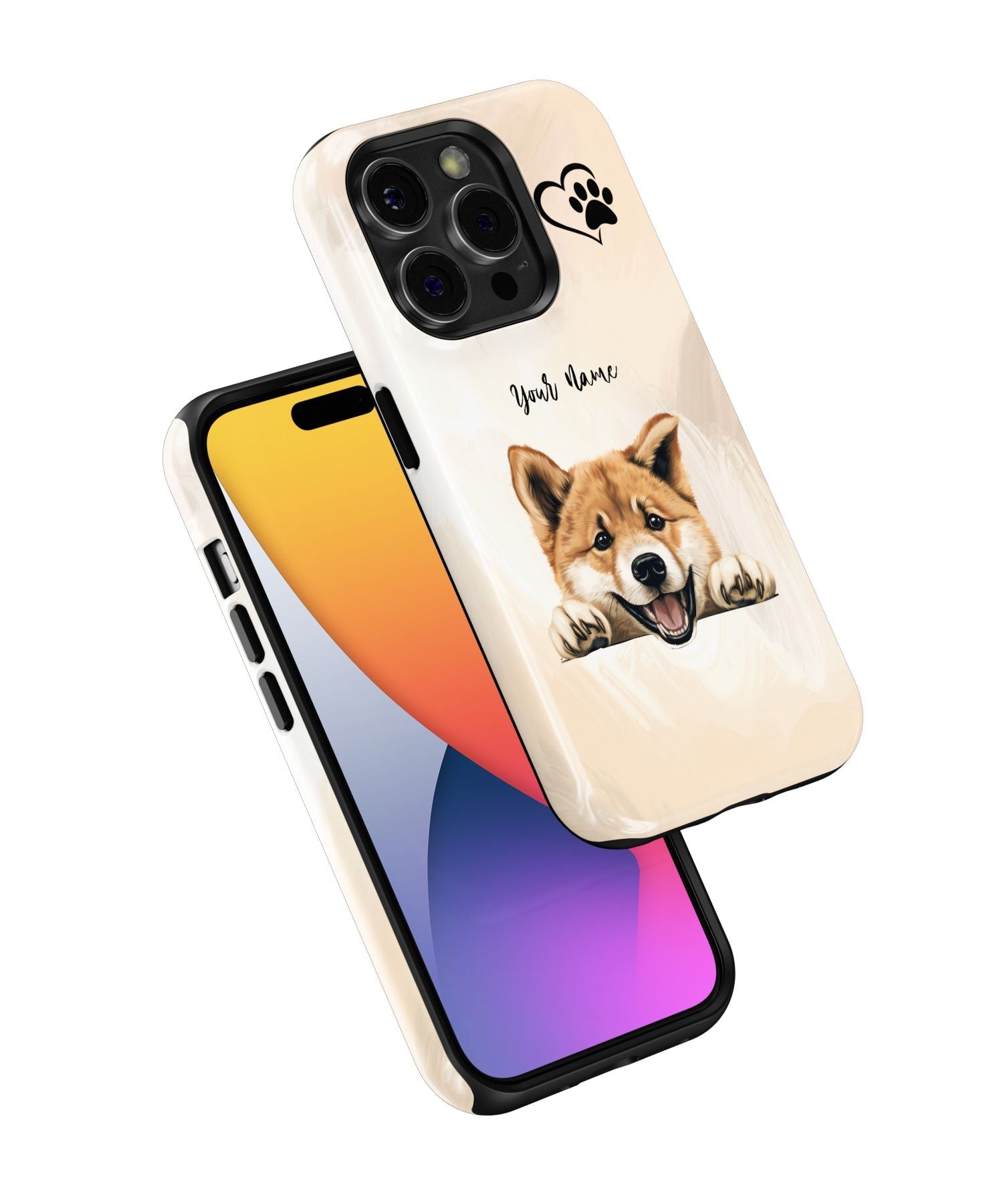 Akita Dog Phone Case — Personalized Akita Dog Phone Case — Personalized