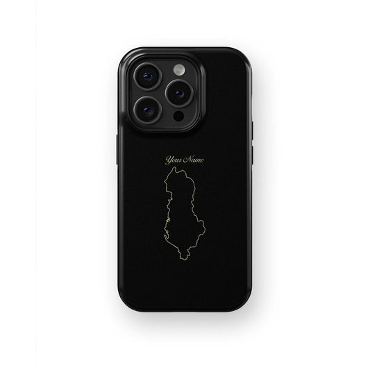 Albania Country Map - iPhone Case