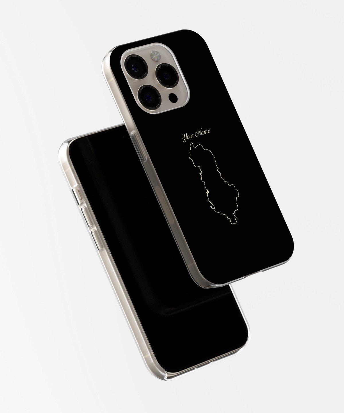 Albania Country Map - iPhone Case-Country Map Case-Tousphone-Soft Case-iPhone 15 Pro Max-Tousphone
