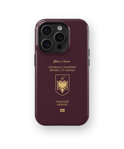 Albania Passport Phone Case