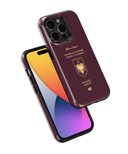 Albania Passport Phone Case