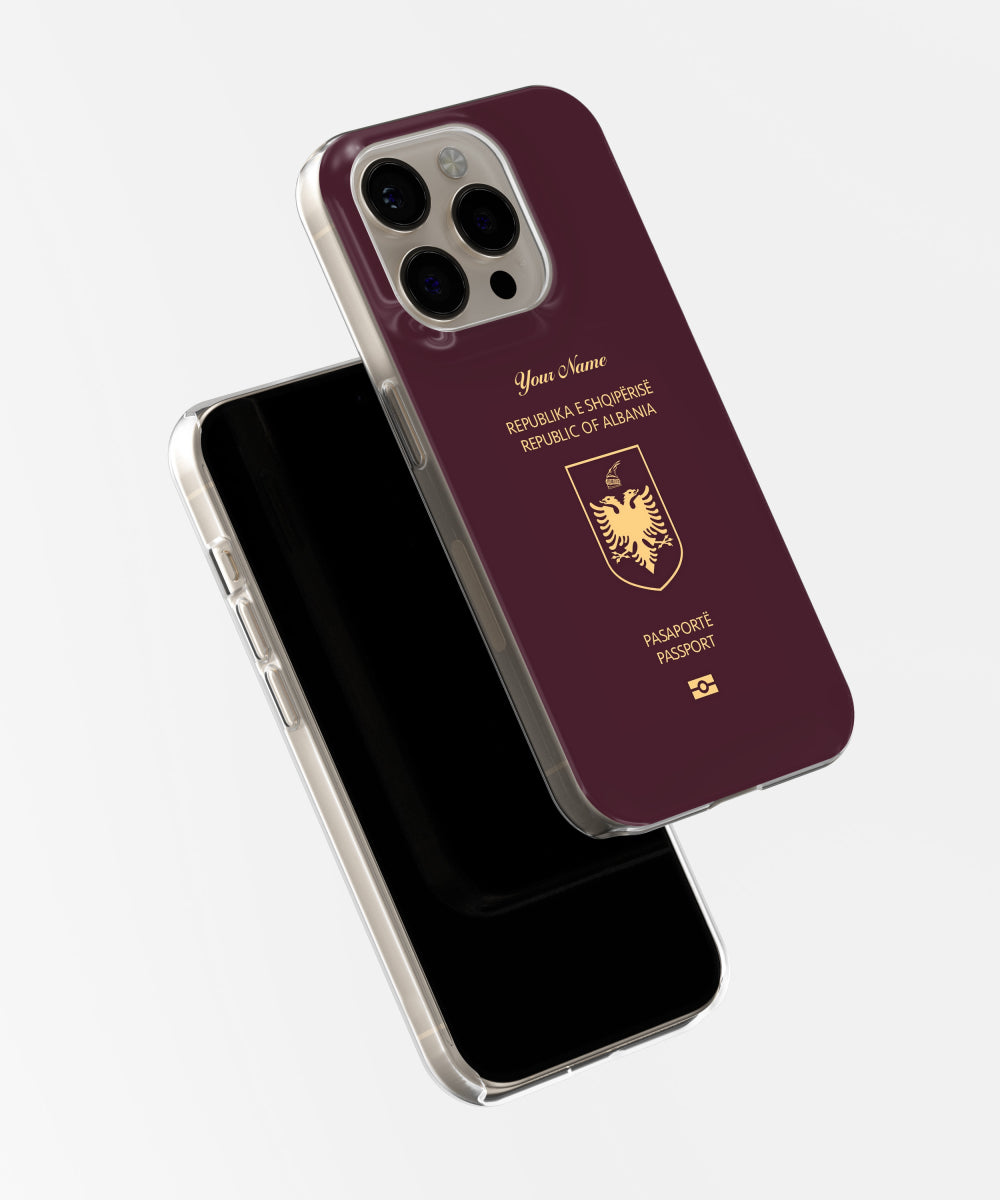 Albania Passport Phone Case