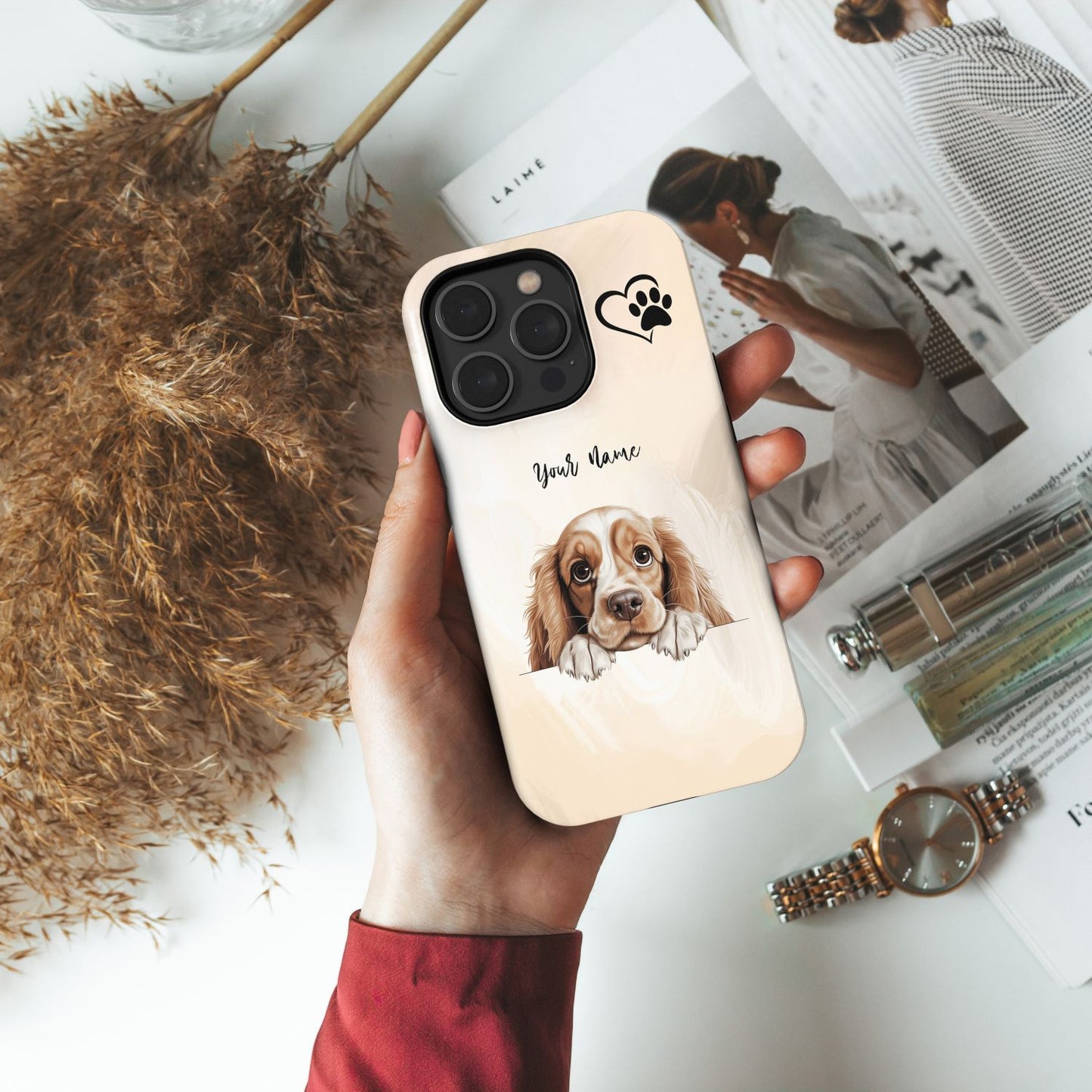 American Cocker Spaniel Dog Phone - iPhone