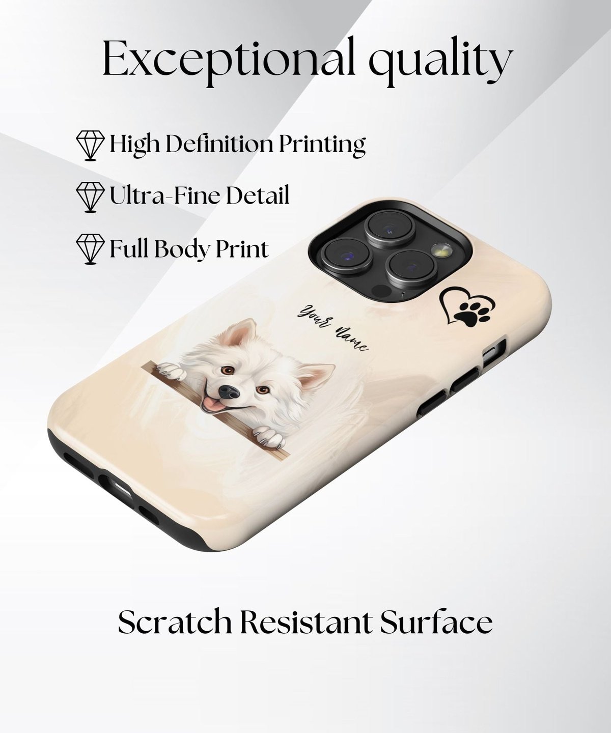 American Eskimo Dog Phone - iPhone