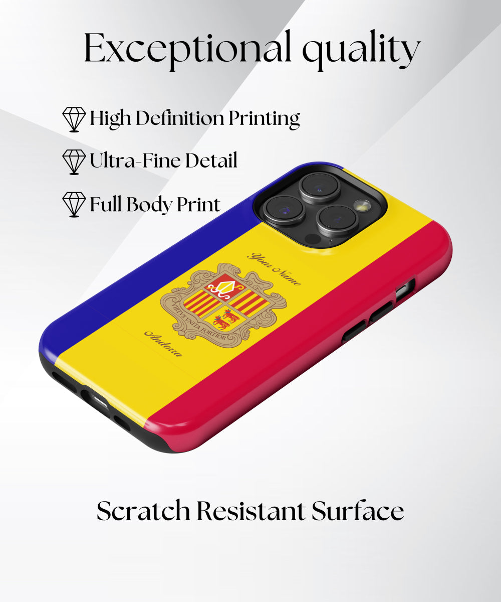 Andorra National Emblem Phone Case