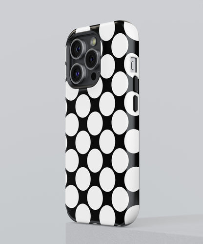 Arctic Kiss: Icy White Glitter - iPhone Case-Monochrome Seduction Case-Tousphone-Tough Case-iPhone 15 Pro Max-Tousphone