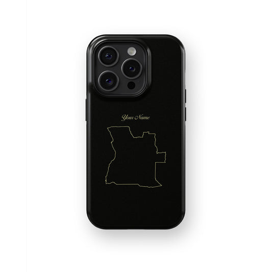 Angola Country Map - iPhone Case-Country Map Case-Tousphone-Tough Case-iPhone 15 Pro Max-Tousphone