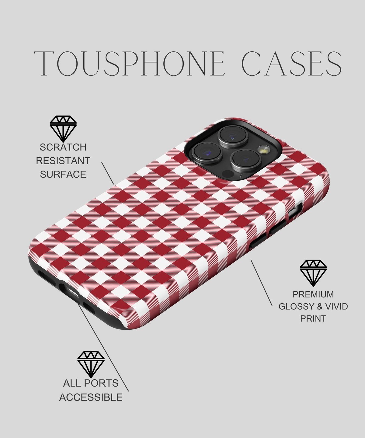 Arcane Ambiance - iPhone Case-Red Tempation Case-Tousphone-iPhone 15 Pro Max-Tousphone