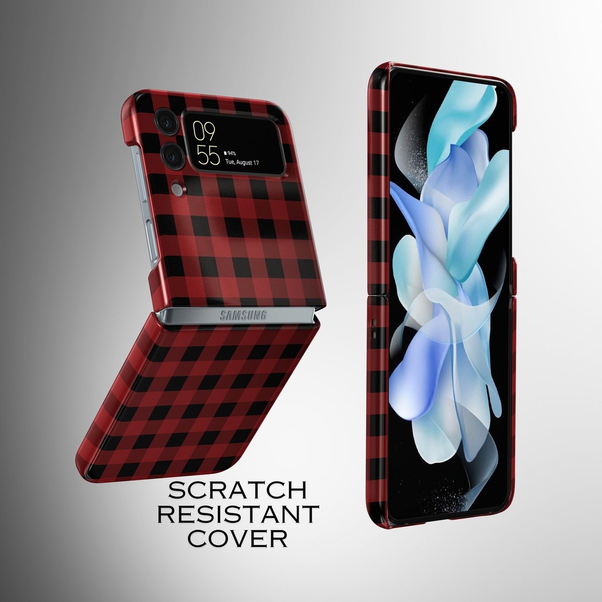 Arcane Elegance - Samsung Galaxy Z Flip-Red Tempation Case-Tousphone-Tough Case-Galaxy Z Flip 5-Tousphone