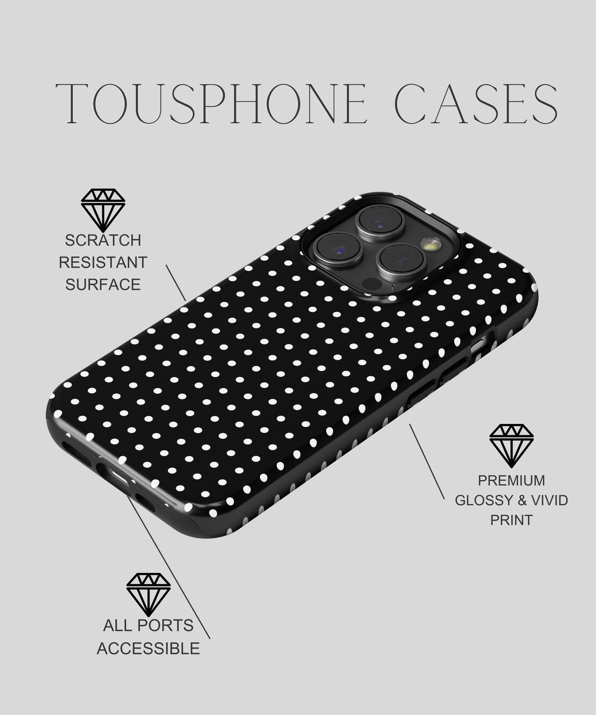 Arcane Intrigue - iPhone Case-Red Tempation Case-Tousphone-iPhone 15 Pro Max-Tousphone