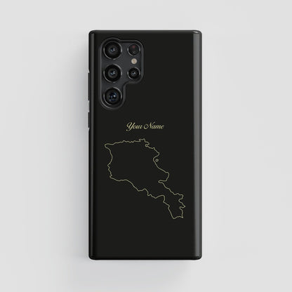 Armenia Country Map - Samsung Galaxy S Case-Country Map Case-Tousphone-Galaxy S24 Ultra-Tough Case-Tousphone