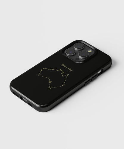 Australia Country Map - iPhone Case-Country Map Case-Tousphone-Tough Case-iPhone 15 Pro Max-Tousphone
