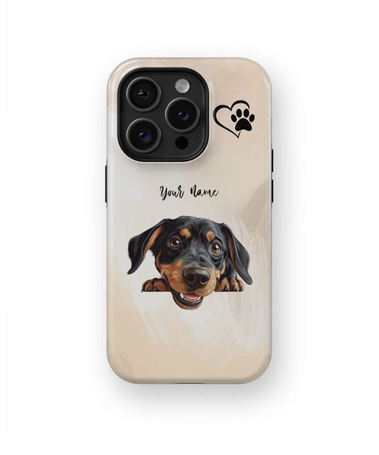 Austrian Black and Tan Hound Dog Phone Case