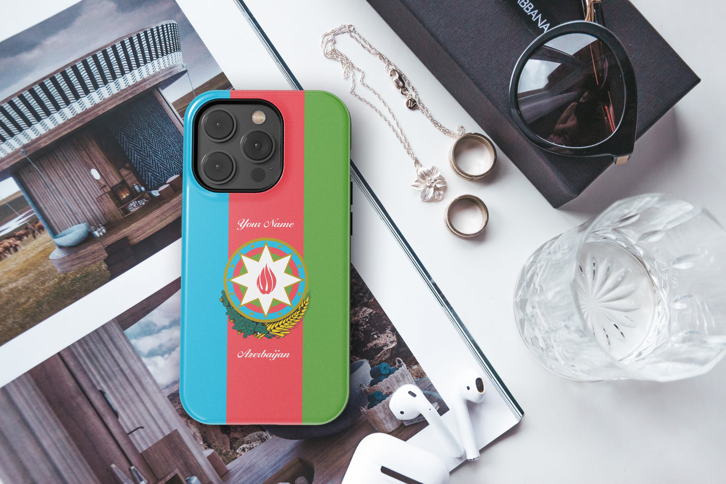 Azerbaijan National Emblem Phone Case