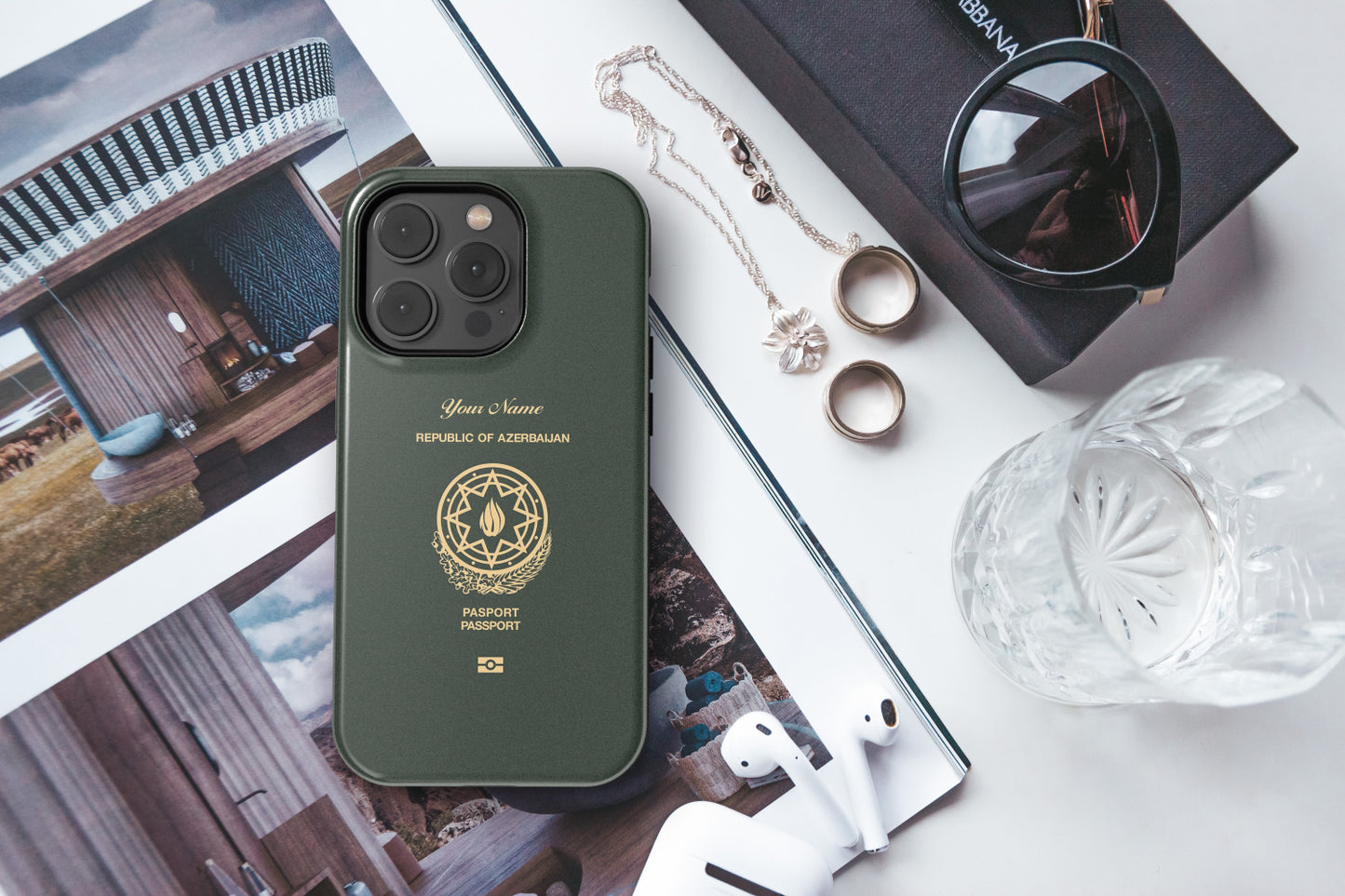 Azerbaijan Passport Phone Case