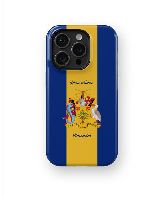 Barbados National Emblem Phone Case