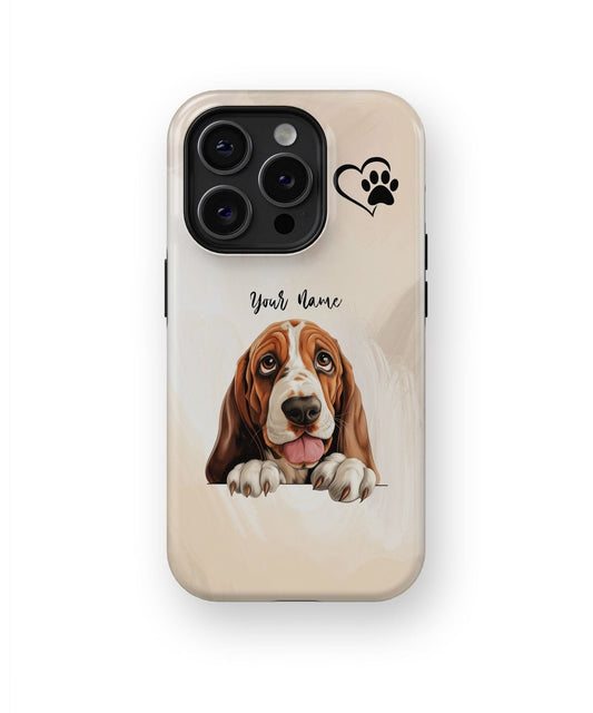 Basset Hound Hund Handytasche