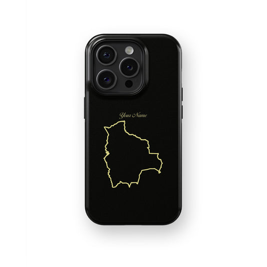 Bolivia Country Map - iPhone Case-Country Map Case-Tousphone-Tough Case-iPhone 15 Pro Max-Tousphone
