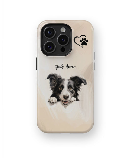 Border Collie Hund Handytasche