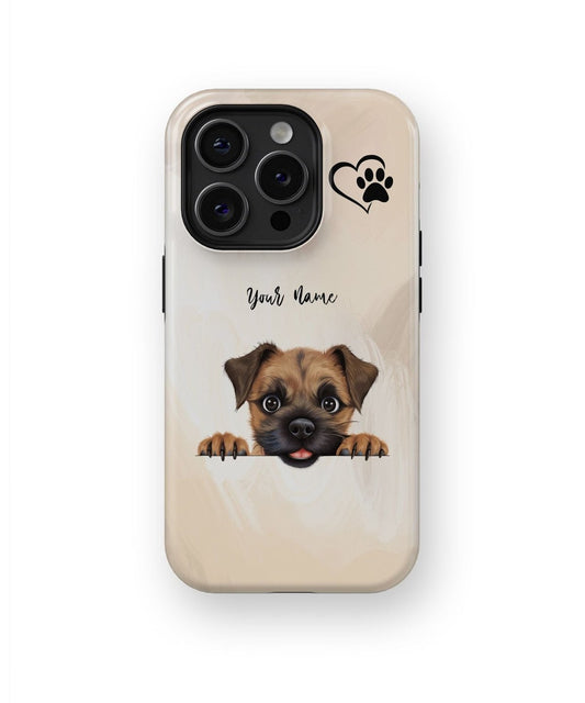 Border Terrier Hund Handytasche