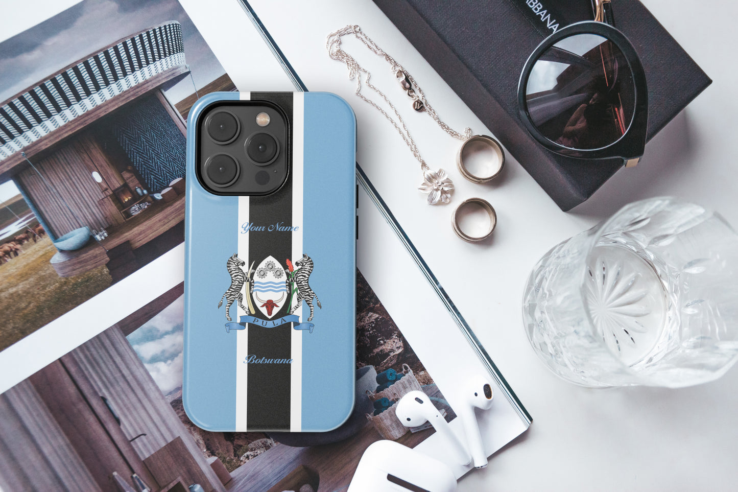 Botswana National Emblem Phone Case