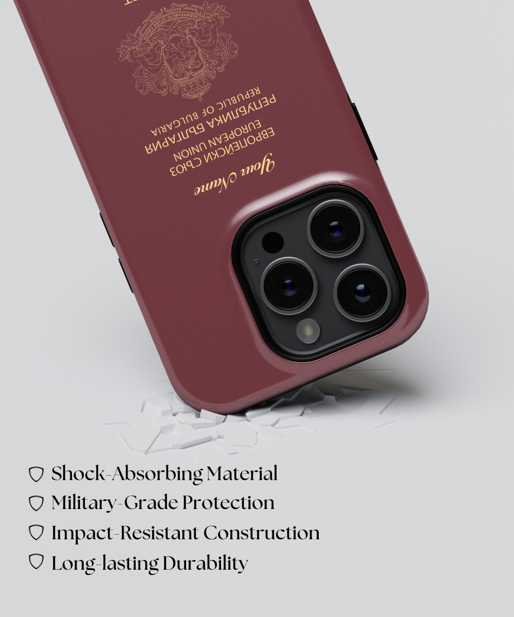 Bulgaria Passport Phone Case