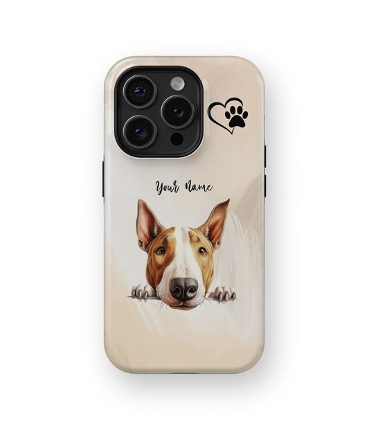 Bull Terrier Hund Handytasche