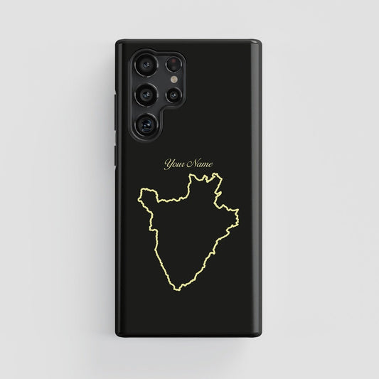 Burundi Country Map - Samsung Galaxy S Case-Country Map Case-Tousphone-Galaxy S24 Ultra-Tough Case-Tousphone