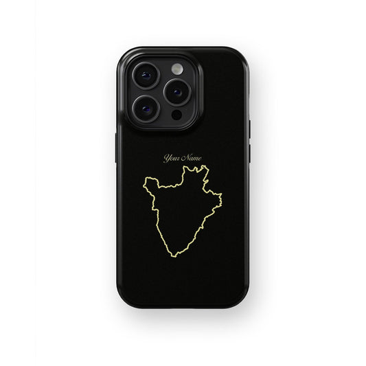 Burundi Country Map - iPhone Case-Country Map Case-Tousphone-Tough Case-iPhone 15 Pro Max-Tousphone